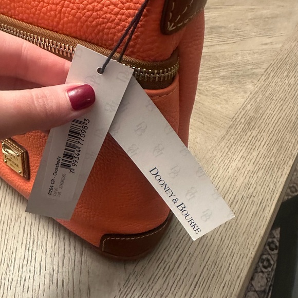 Dooney & Bourke Vibrant Orange Crossbody Bag and Wallet - Picture 4 of 7